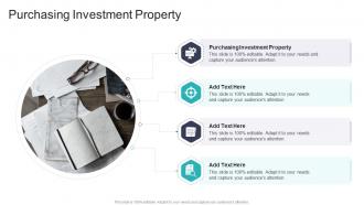 Purchasing Investment Property In Powerpoint And Google Slides Cpb