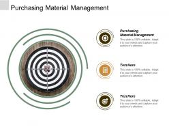 Purchasing material management ppt powerpoint presentation inspiration design templates cpb
