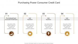 Purchasing Power Consumer Credit Card In Powerpoint And Google Slides Cpb