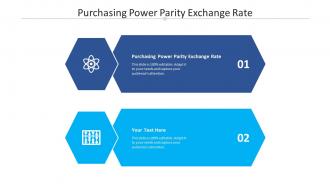Purchasing power parity exchange rate ppt powerpoint presentation layouts file formats cpb