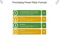 Purchasing power parity formula ppt powerpoint presentation pictures examples cpb