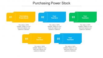 Purchasing Power Stock Ppt Powerpoint Presentation Summary Example Topics Cpb