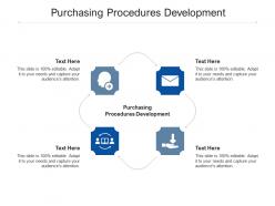 Purchasing procedures development ppt powerpoint presentation infographics styles cpb