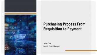 Purchasing Process From Requisition To Payment PPT Demonstration AT