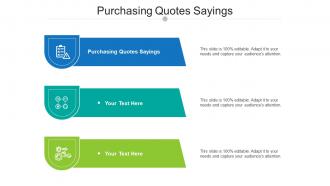 Purchasing Quotes Sayings Ppt Powerpoint Presentation File Master Slide Cpb