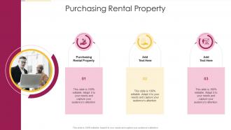 Purchasing Rental Property In Powerpoint And Google Slides Cpb