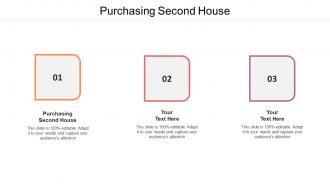 Purchasing second house ppt powerpoint presentation professional images cpb