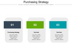 Purchasing strategy ppt powerpoint presentation visual aids deck cpb