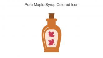 Pure Maple Syrup Colored Icon In Powerpoint Pptx Png And Editable Eps Format