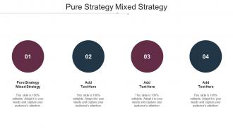 Pure Strategy Mixed Strategy In Powerpoint And Google Slides Cpb