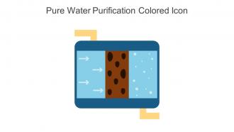Pure Water Purification Colored Icon In Powerpoint Pptx Png And Editable Eps Format