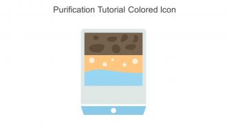 Purification Tutorial Colored Icon In Powerpoint Pptx Png And Editable Eps Format