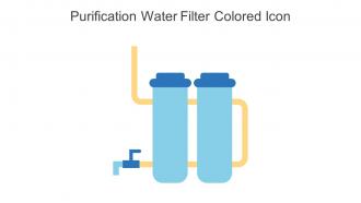 Purification Water Filter Colored Icon In Powerpoint Pptx Png And Editable Eps Format