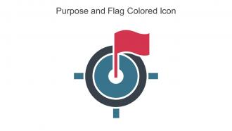 Purpose And Flag Colored Icon In Powerpoint Pptx Png And Editable Eps Format
