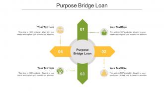 Purpose bridge loan ppt powerpoint presentation infographics maker cpb