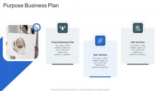 Purpose Business Plan In Powerpoint And Google Slides Cpb