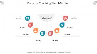 Purpose coaching staff member ppt powerpoint presentation professional clipart cpb