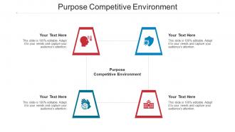 Purpose Competitive Environment Ppt Powerpoint Presentation Outline Tips Cpb