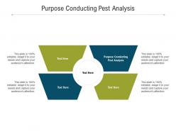 Purpose conducting pest analysis ppt powerpoint presentation inspiration introduction cpb