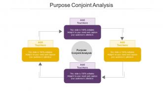 Purpose Conjoint Analysis Ppt Powerpoint Presentation Ideas Cpb