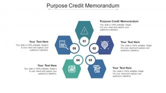 Purpose credit memorandum ppt powerpoint presentation summary mockup cpb