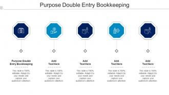 Purpose Double Entry Bookkeeping Ppt Powerpoint Presentation Pictures Slide Cpb