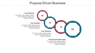 Purpose driven business ppt powerpoint presentation layouts professional cpb