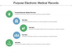 Purpose electronic medical records ppt powerpoint presentation styles themes cpb