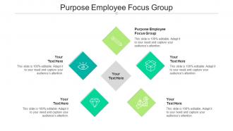 Purpose Employee Focus Group Ppt Powerpoint Presentation Pictures Elements Cpb