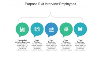 Purpose exit interview employees ppt powerpoint presentation infographic template elements cpb
