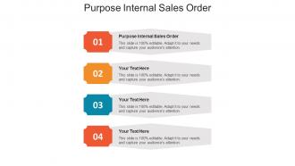 Purpose internal sales order ppt powerpoint presentation layouts samples cpb