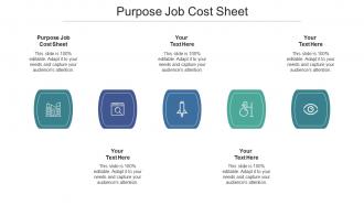 Purpose job cost sheet ppt powerpoint presentation inspiration mockup cpb