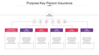 Purpose Key Person Insurance Ppt Powerpoint Presentation Professional Show Cpb