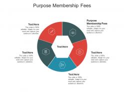 Purpose membership fees ppt powerpoint presentation infographics format ideas cpb