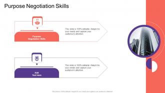Purpose Negotiation Skills In Powerpoint And Google Slides Cpb
