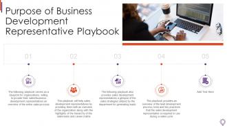 Purpose Of Business Development Business Development Representative Playbook