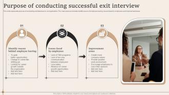 Purpose Of Conducting Successful Exit Interview