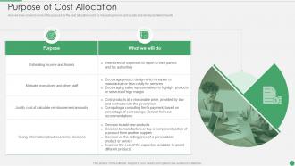 Purpose Of Cost Allocation Ppt Inspiration Templates