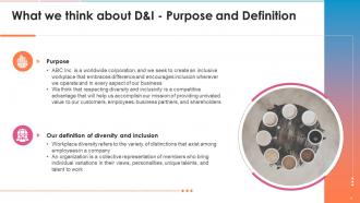 Purpose of d and i policies in organization edu ppt