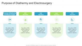 Purpose Of Diathermy And Electrosurgery Ppt Template Cpp
