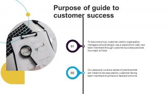 Purpose Of Guide To Customer Success Guide To Customer Success