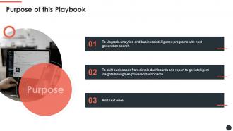 Purpose Of This Playbook Next Generation Search And Ai Powered Analytics Playbook