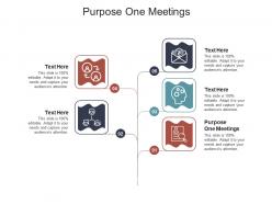 Purpose one meetings ppt powerpoint presentation outline display cpb
