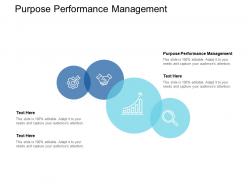 Purpose performance management ppt powerpoint presentation outline cpb