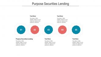 Purpose securities lending ppt powerpoint presentation icon mockup cpb