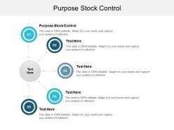 Purpose stock control ppt powerpoint presentation icon portrait cpb