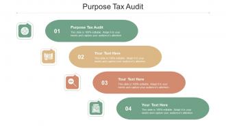 Purpose Tax Audit Ppt Powerpoint Presentation Outline Design Inspiration Cpb