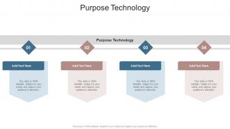 Purpose Technology In Powerpoint And Google Slides Cpb