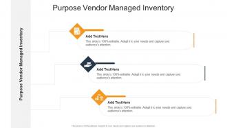 Purpose Vendor Managed Inventory In Powerpoint And Google Slides Cpb