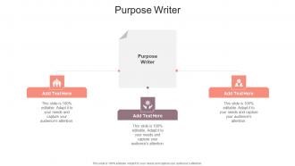 Purpose Writer In Powerpoint And Google Slides Cpb